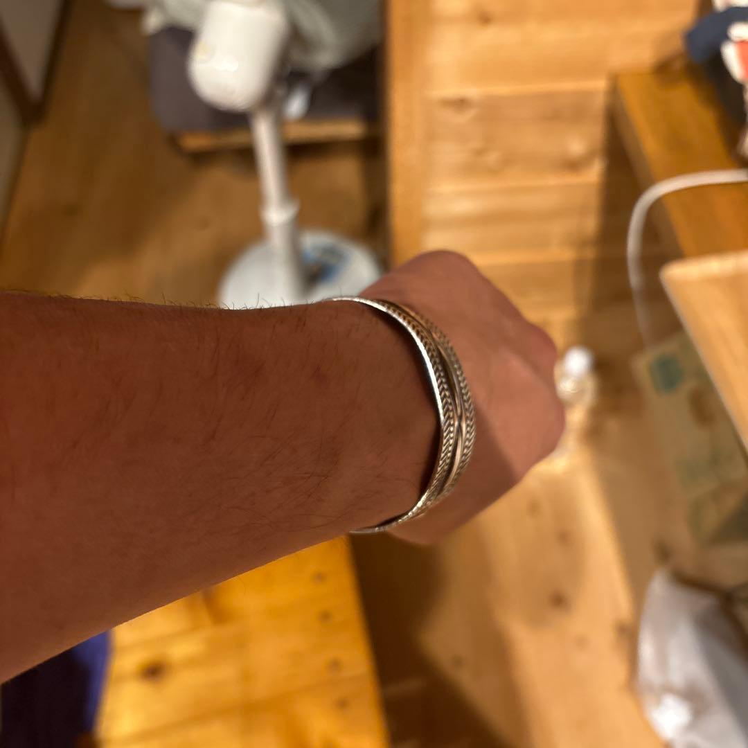 インディアンジュエリー バングル Arron Todelena 美品