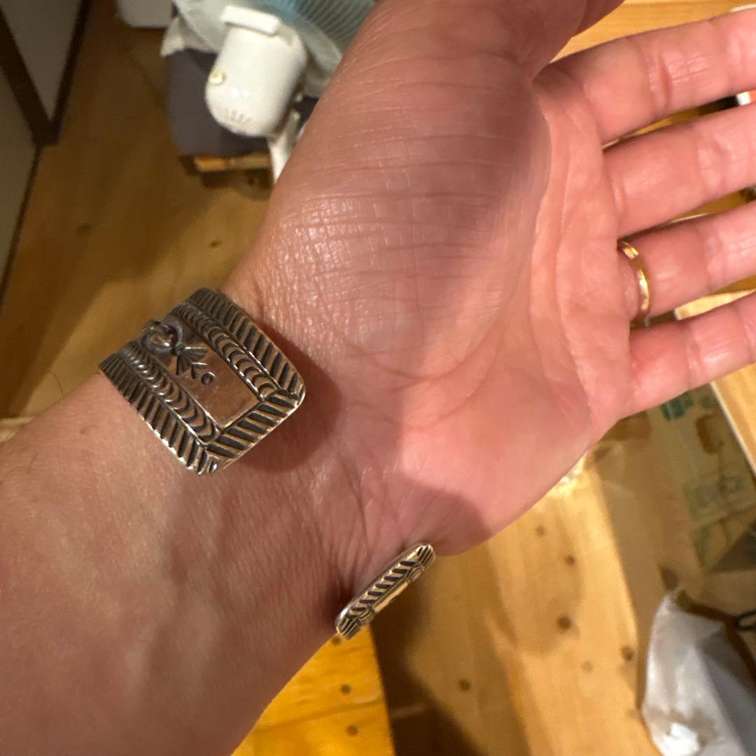 インディアンジュエリー バングル Arron Todelena 美品