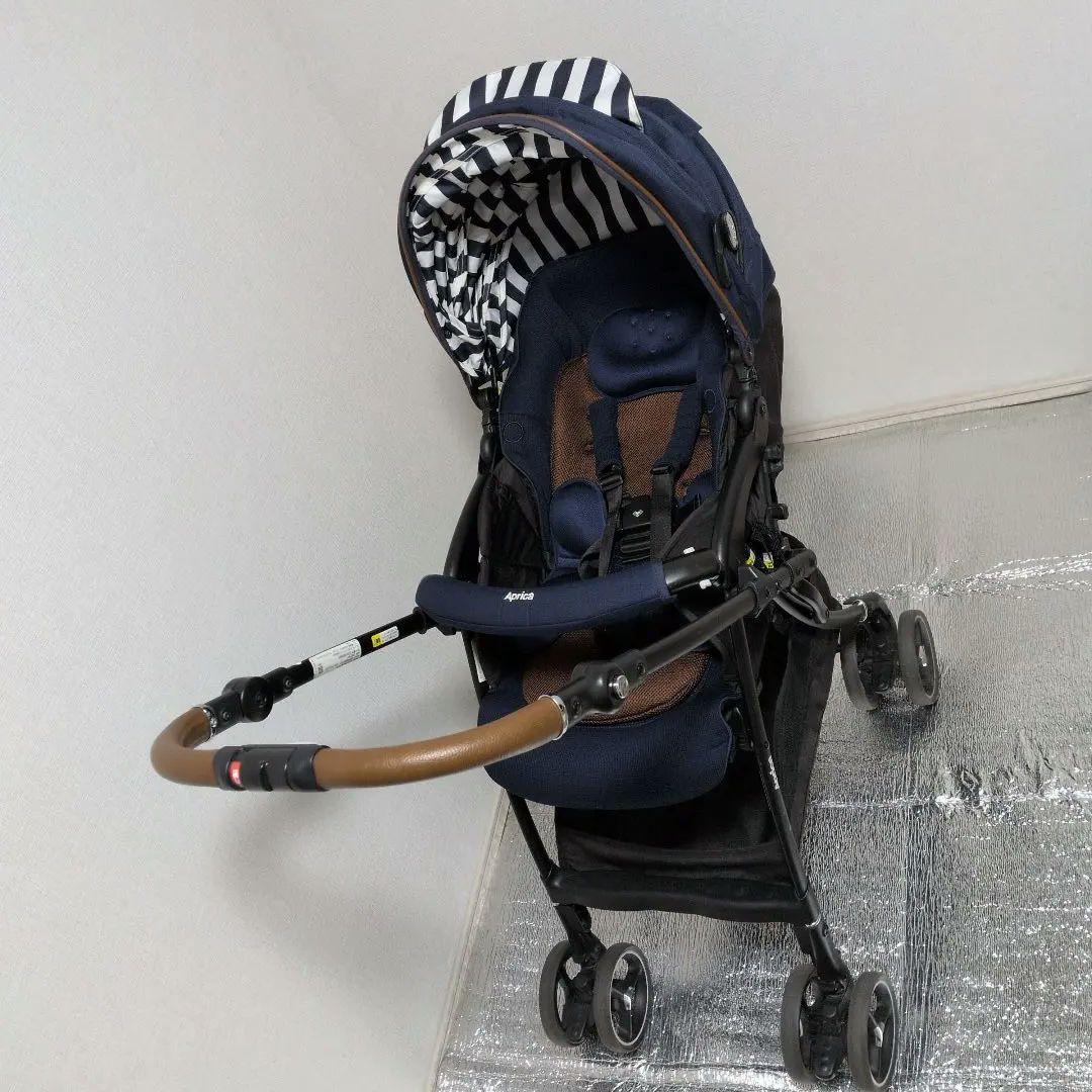 Aprica AB型ベビーカー ラクーナ ビッテ クッション ネイビー 付属品