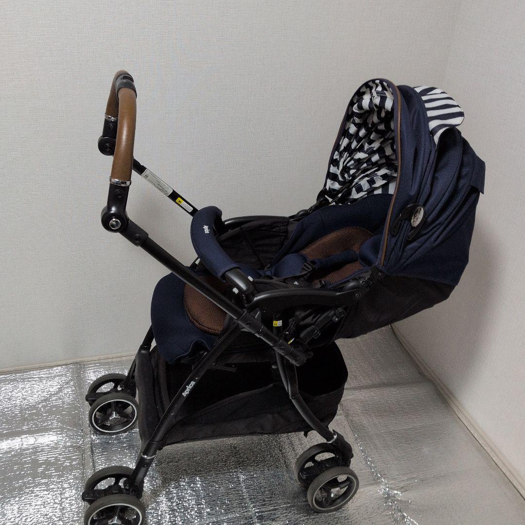 Aprica AB型ベビーカー ラクーナ ビッテ クッション ネイビー 付属品