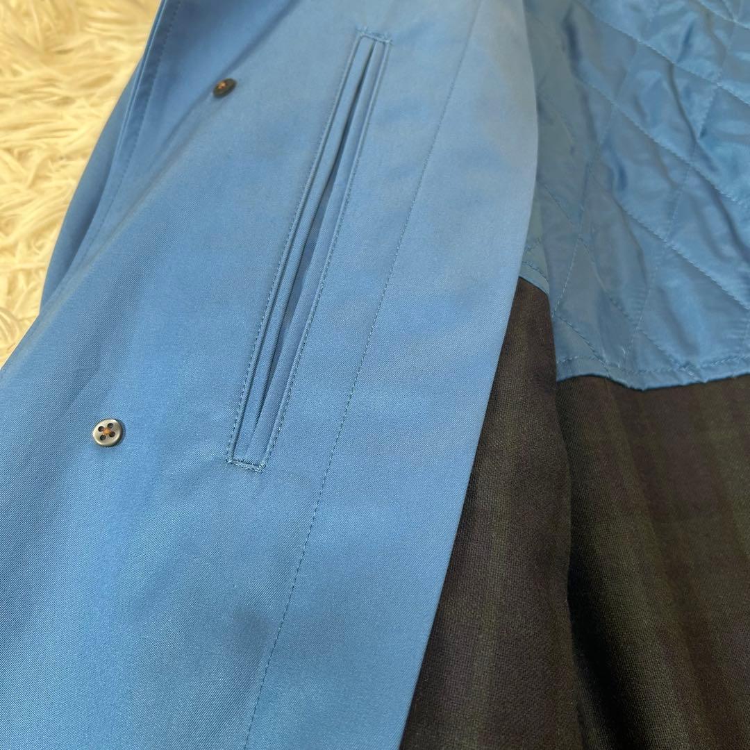 【未使用タグ付】J.PRESS メンズライナー付ステンカラーコート 比翼仕立XL