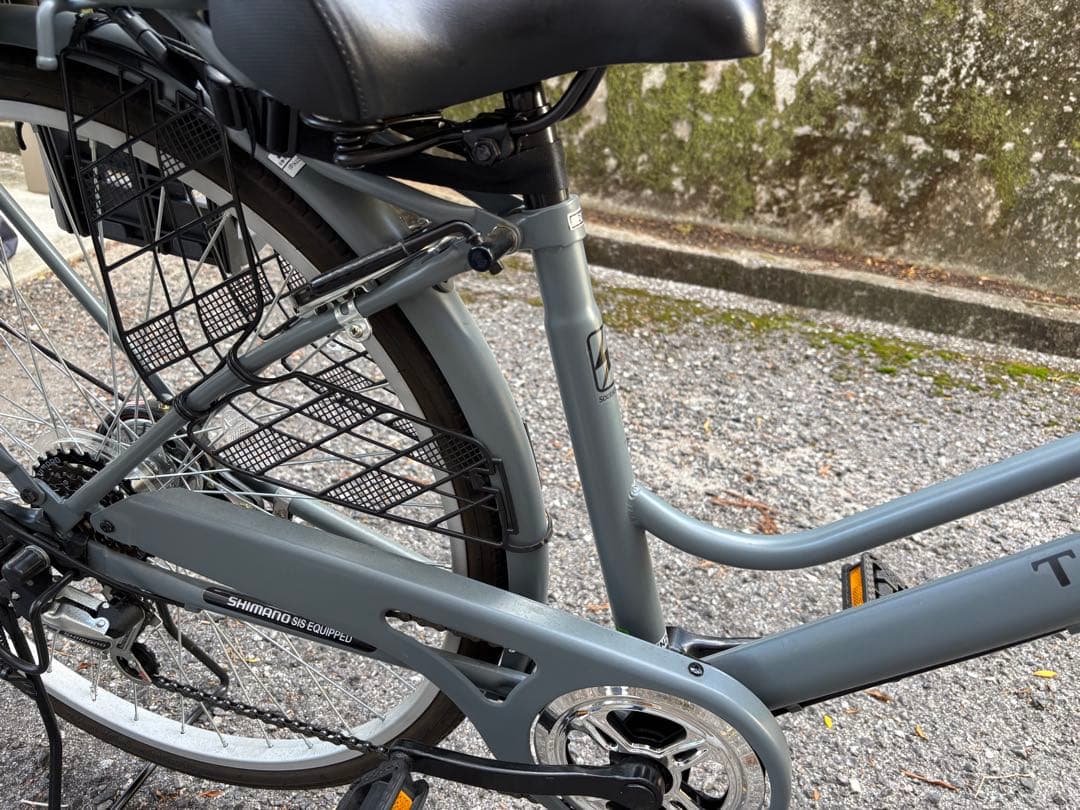 Tous les jours シティサイクル チャイルドシート付き ママチャリ