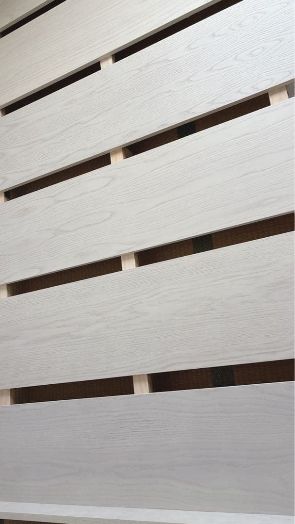 木製　ベッド　フレーム　セミダブル　ニトリ　すのこベッド　ホワイト　ロー　送料込