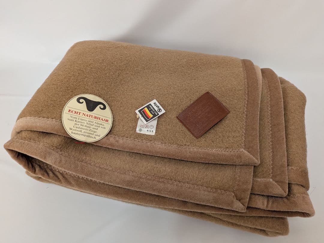 ラマ アルパカ ウール 100％ 毛布 シングルサイズ