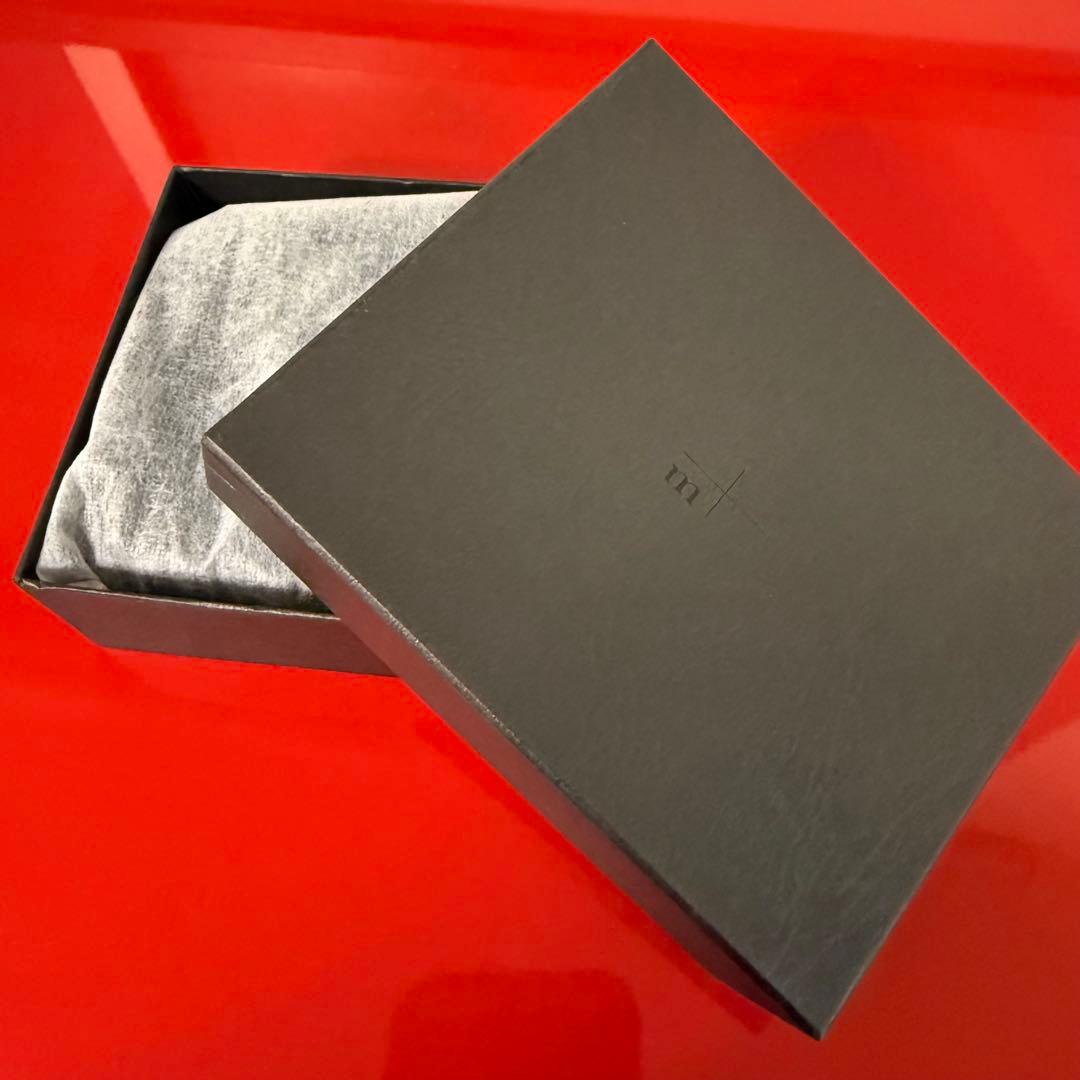 【最終値下げ】m+エムピウ　ミッレフォッリエ コードバン 黒