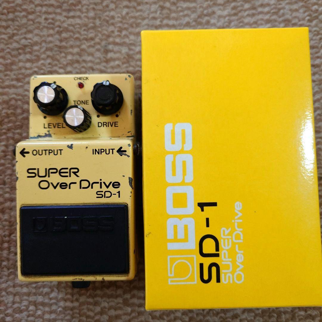 BOSS SUPER OverDrive SD-1 日本製レア箱、説明書付き