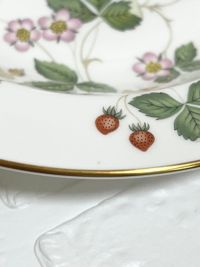 ウェッジウッド　ワイルドストロベリー　スーププレート　６枚セット