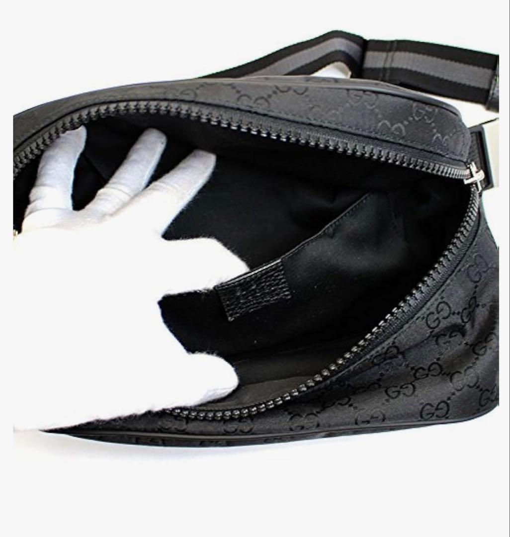 GUCCI グッチ ウエストバッグ ボディバッグ ショルダーバッグ ブラック