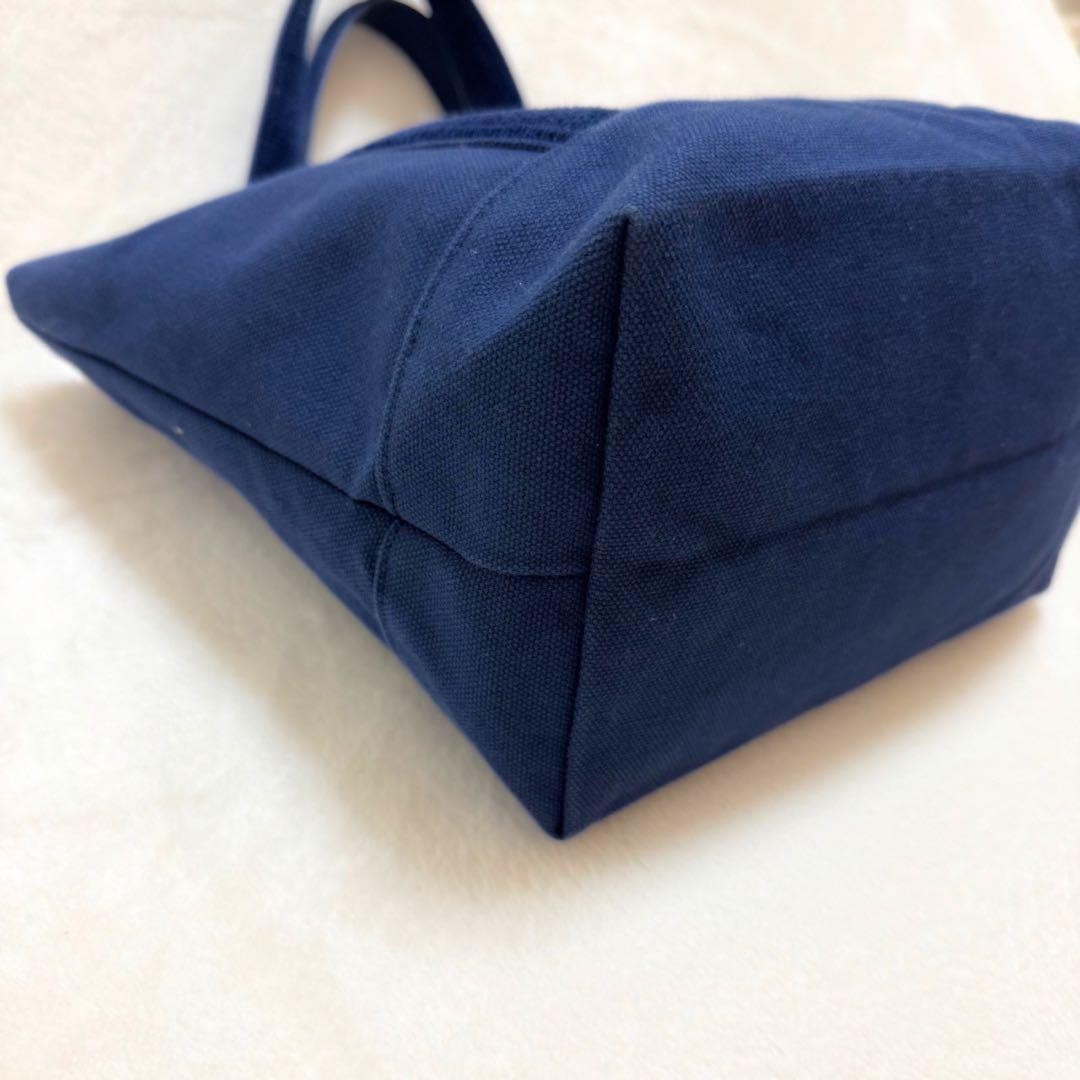 【フェイラー】オールドテディ ワッペン トートバッグ ネイビー 小