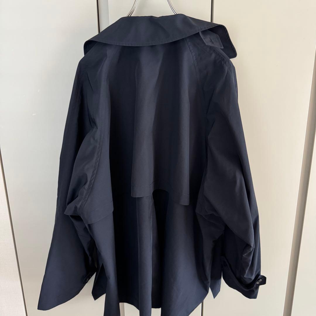 【お値下げ】IENA ポプリンオーバーショート 38 ネイビー