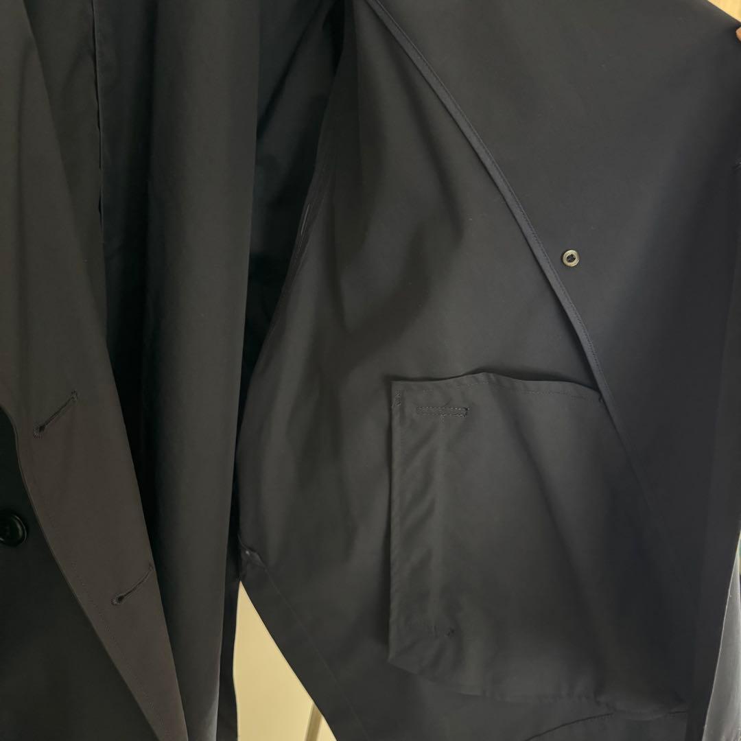 【お値下げ】IENA ポプリンオーバーショート 38 ネイビー