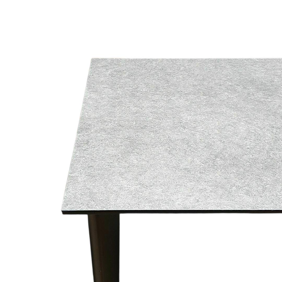 松田家具　ダイニングテーブル グレー　メラミン