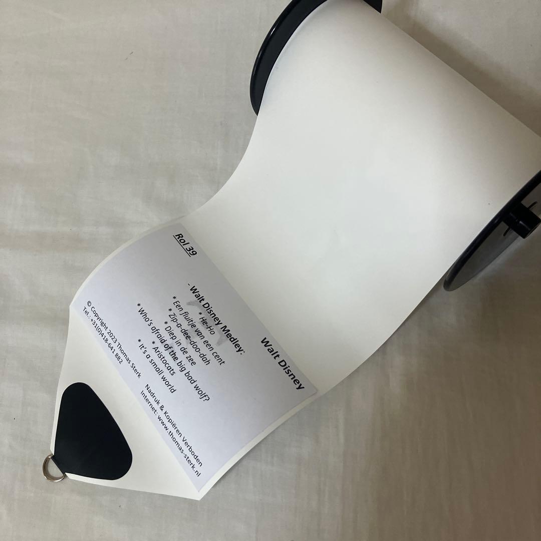 ストリートオルガン ミュージックロール 20音用 ディズニーメドレー