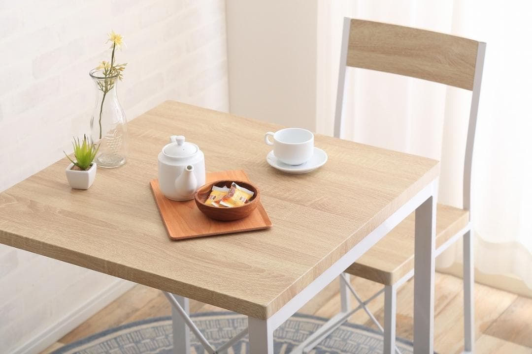 【新品・送料無料】【3点セット】courage 幅70cmテーブル+チェア2脚