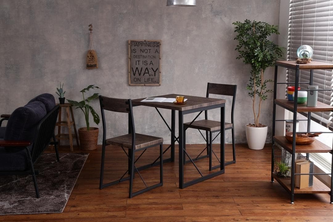 【新品・送料無料】【3点セット】courage 幅70cmテーブル+チェア2脚