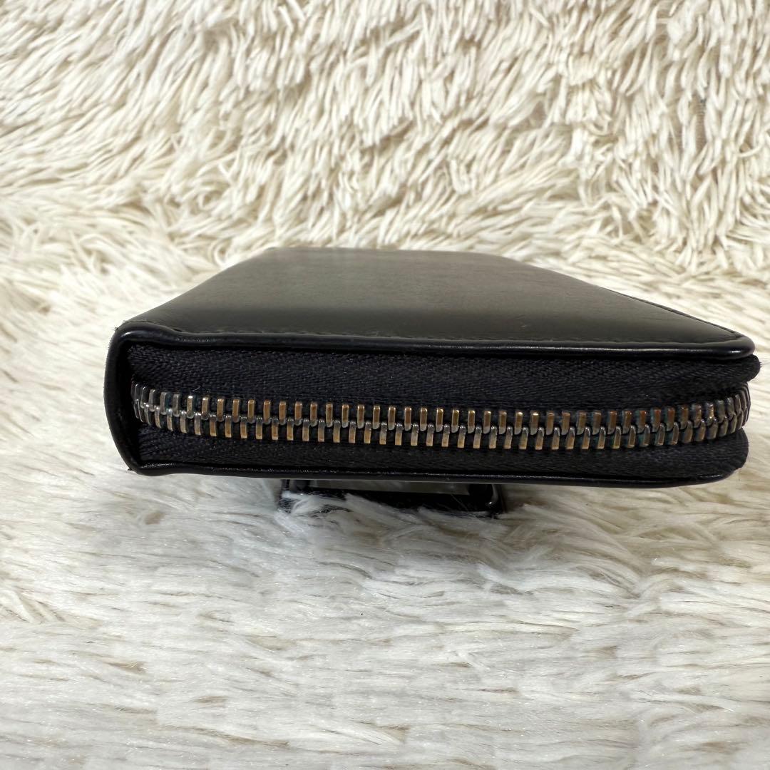 エッティンガー ETTINGER ラウンドファスナー 長財布 ブラック 内側紫