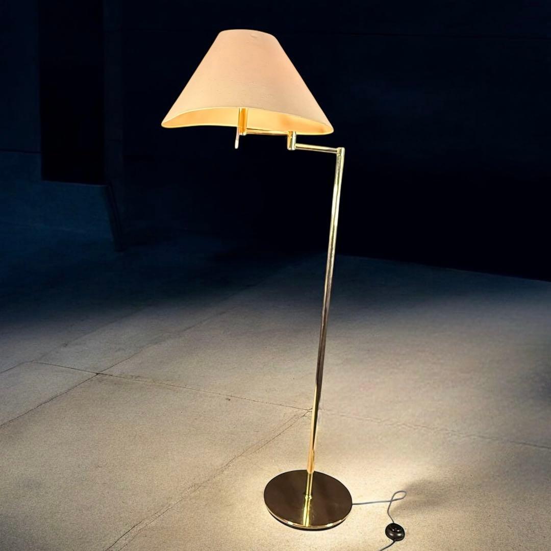 HR770 スイングアーム　90年代フロアスタンド　モダン3灯　首都圏無料配送