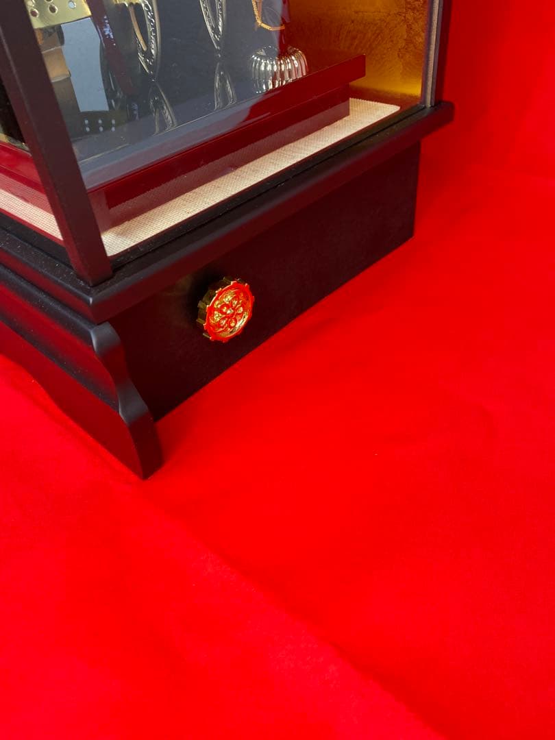 オルゴール付き破魔弓ガラスケース２３号・間口約３９×奥行約２８×高さ約８０㎝