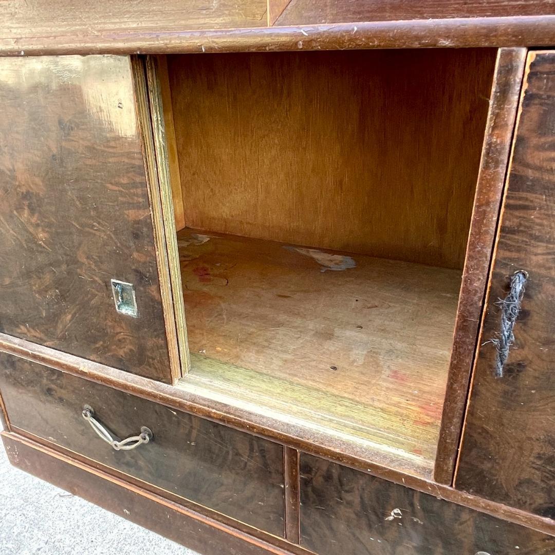 レトロ家具 昭和レトロなアンティーク茶箪笥 アンティーク