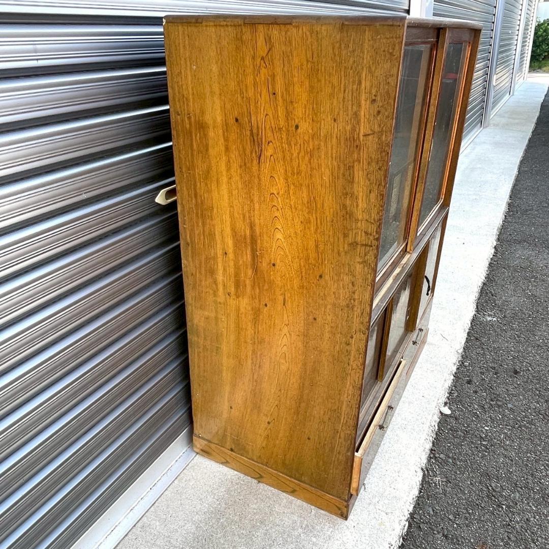 レトロ家具 昭和レトロなアンティーク茶箪笥 アンティーク