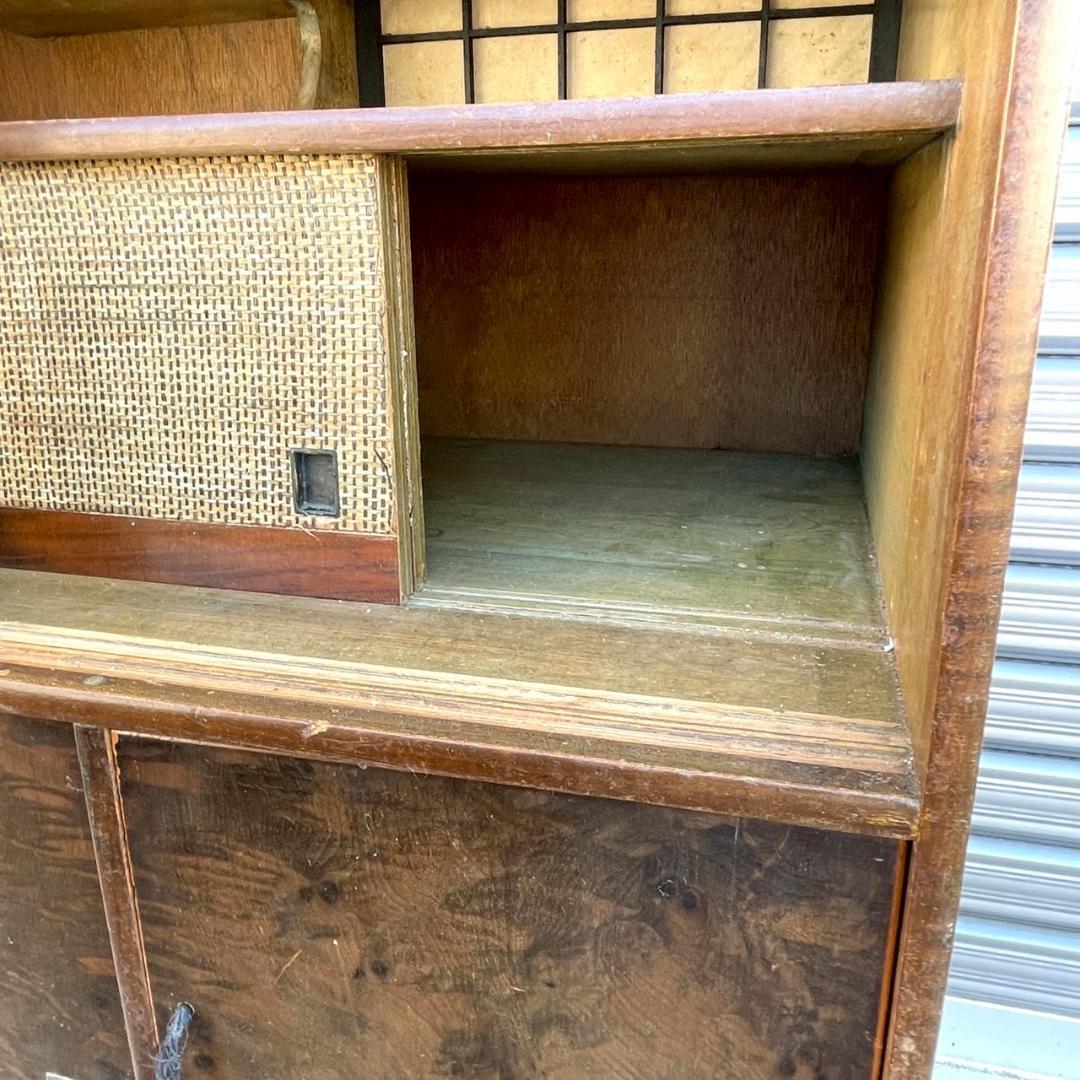 レトロ家具 昭和レトロなアンティーク茶箪笥 アンティーク