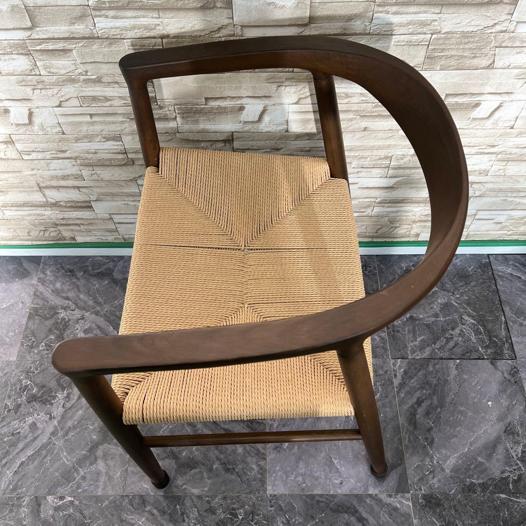 【美品】無印良品　オーク材　ペーパーコードチェア