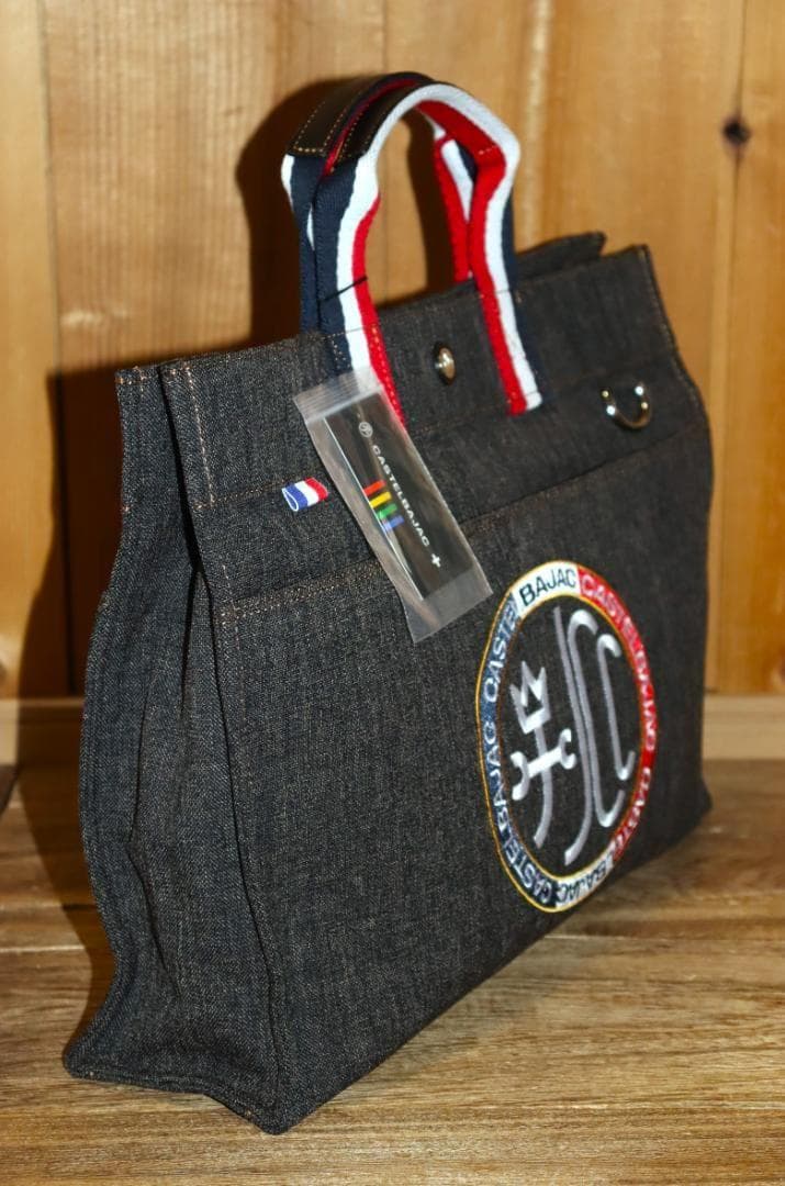 新品 CASTELBAJAC Litz デニム調 トートバッグ A4 Ⓗ