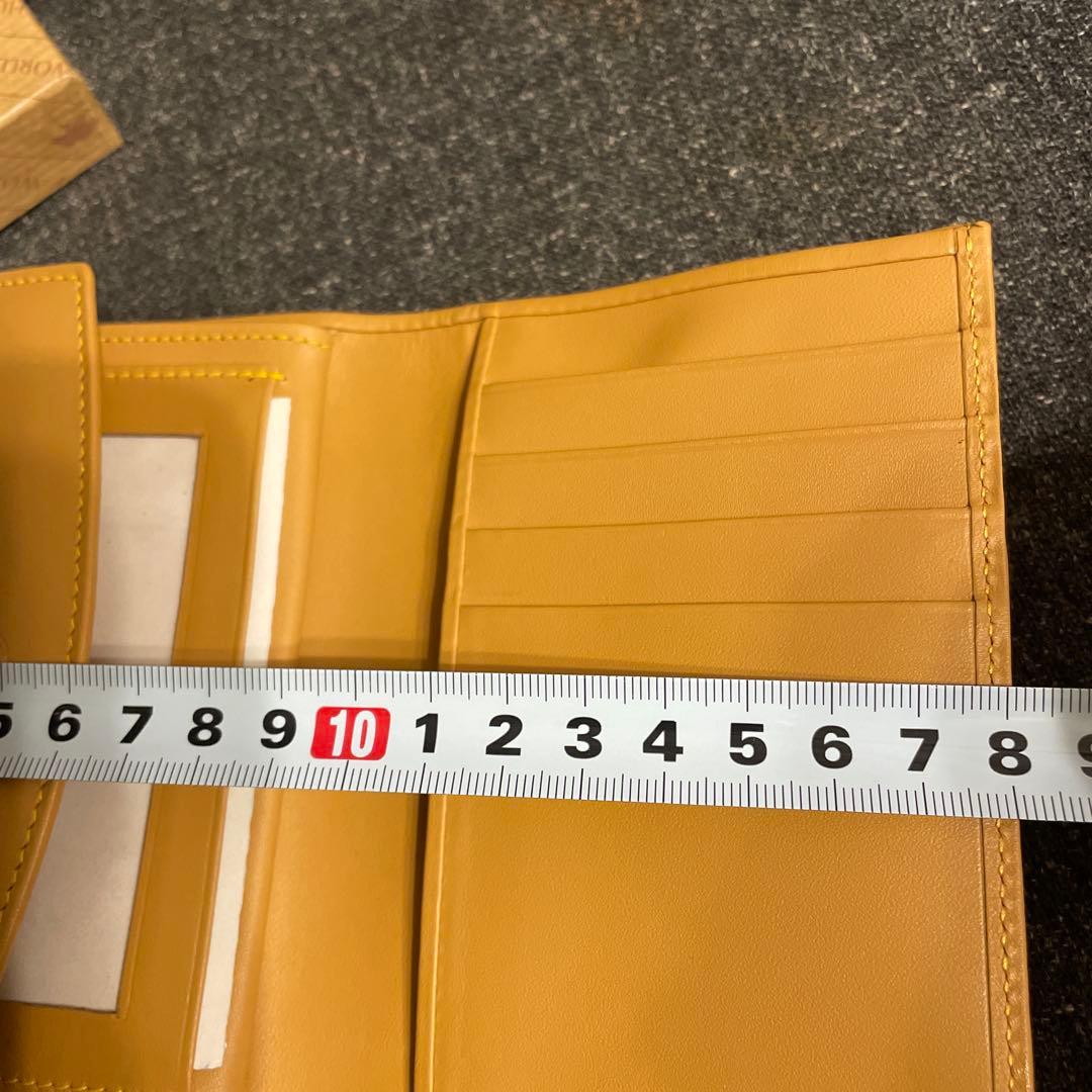 ハンティングワールド バチュークロス レッドナチュラル 二つ折りがま口財布　レア