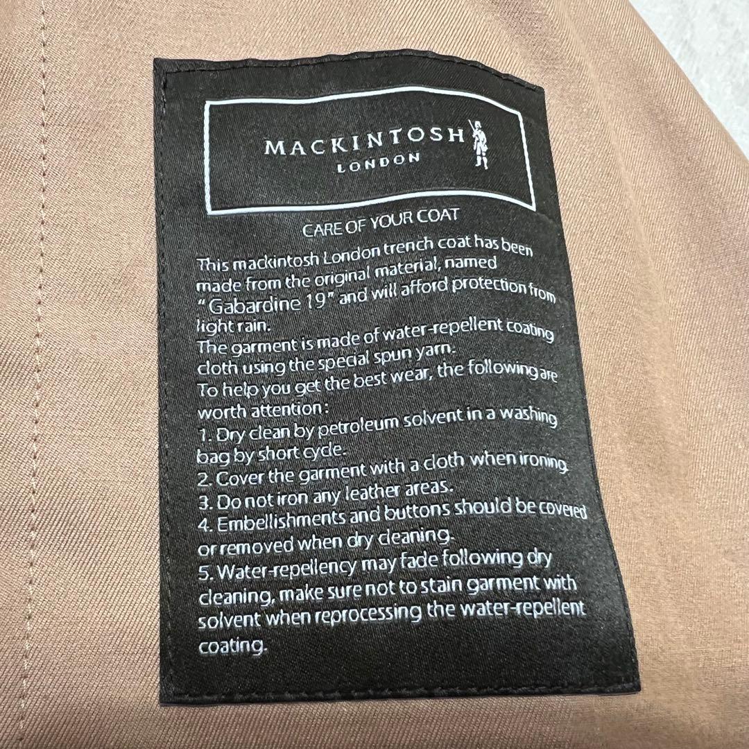 【極美品】マッキントッシュ ロンドン トレンチコート ライナー付 サイズ40
