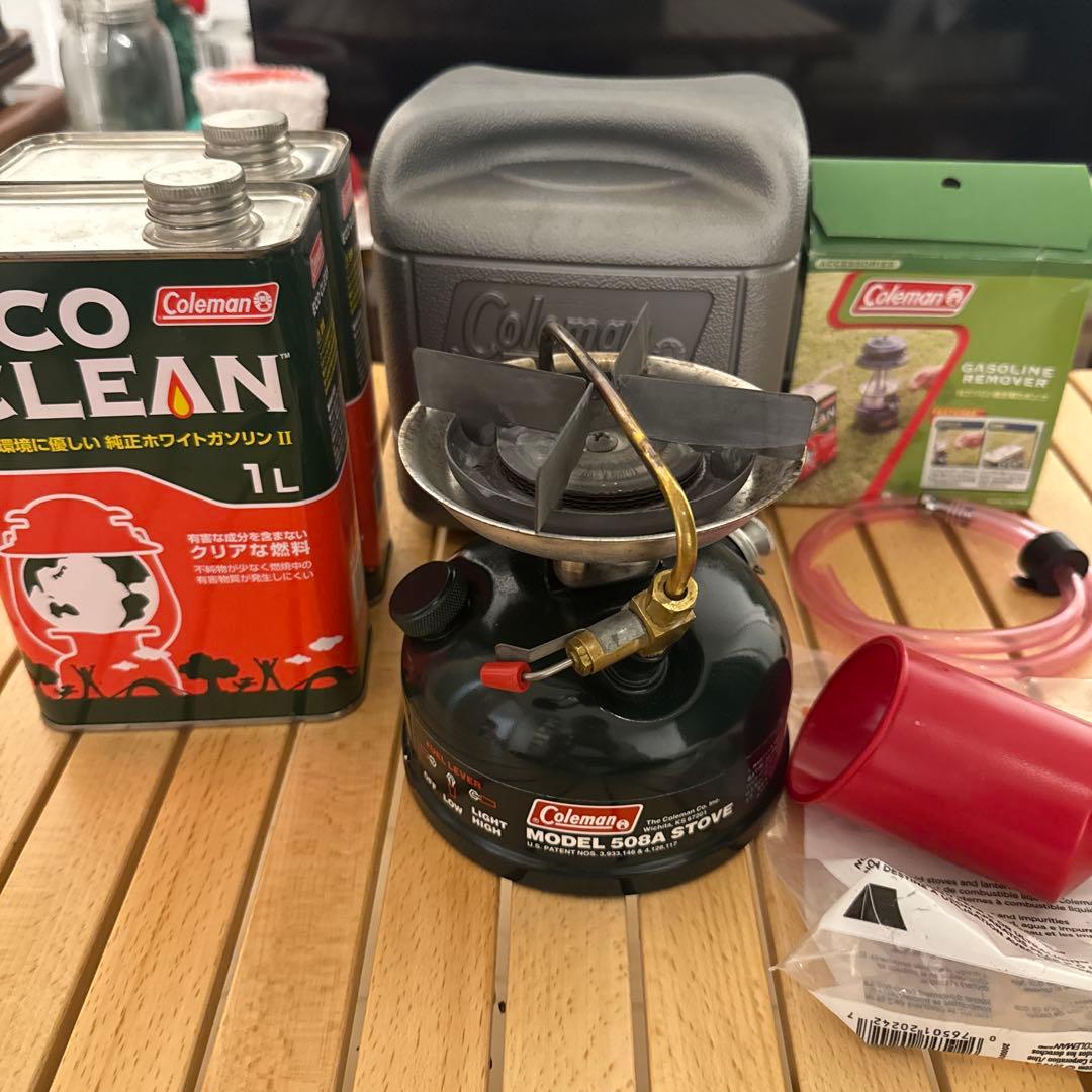 Coleman 508A ストーブ シングルバーナー ケース付き セット