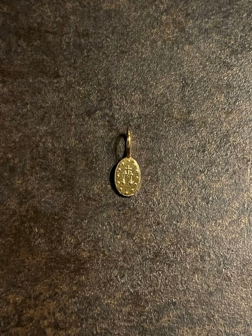 【2/8まで】 SJX マリア メダイチャーム K18 ダイヤモンド