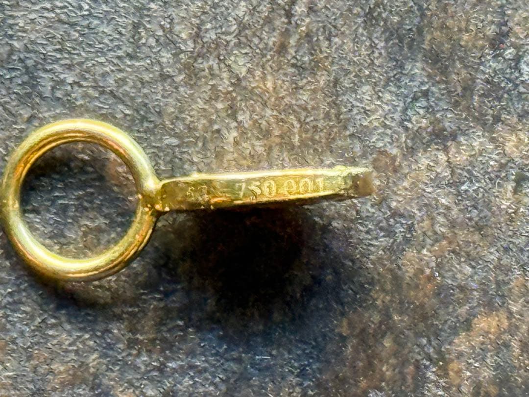 【2/8まで】 SJX マリア メダイチャーム K18 ダイヤモンド