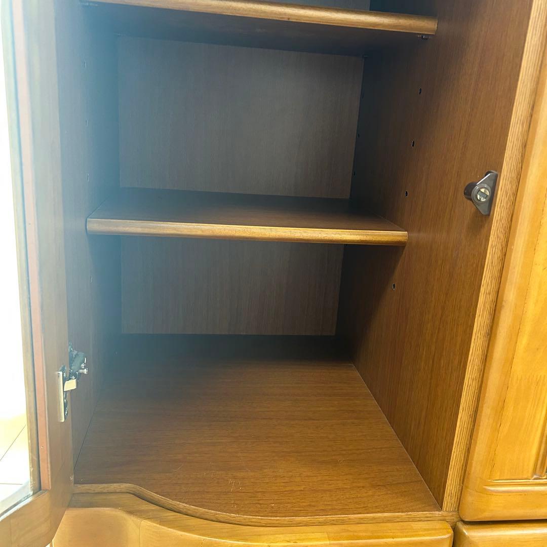 北欧ヴィンテージ　キャビネット　サイドボード　ガラス　フローラ120 アーチ型