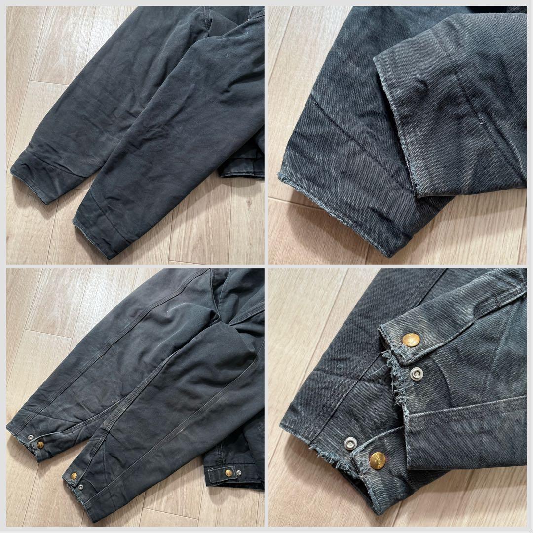 Carhartt デトロイトジャケット 44tall 黒 ブラック J01BLK