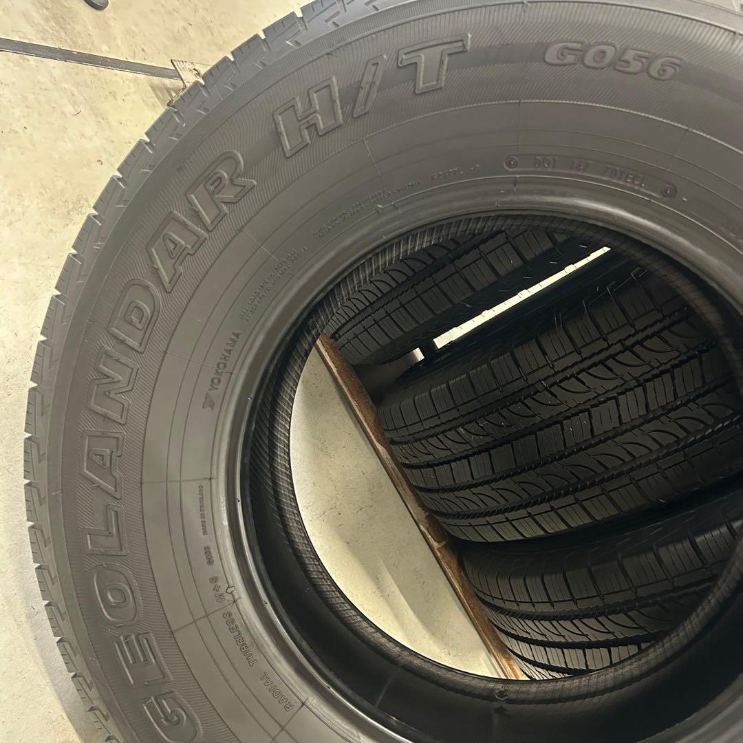 新車はずし265/70R17　ヨコハマジオランダー　FJクルーザー、JEEP等