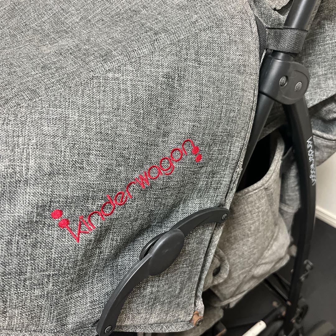 送料込✨2人乗りベビーカー キンダーワゴン コンパクト バギー 改札通れます