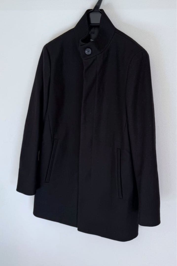 極美品　Theory 現行タグ　コート　Belvin ブラック　定価約10万円