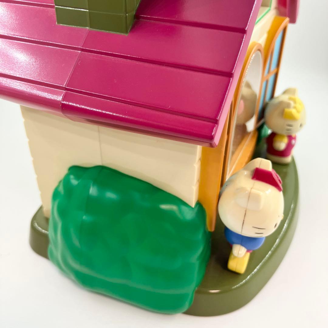 ハローキティ　目覚まし時計　ジオラマ　レア　レトロ　ハウス　ジャンク