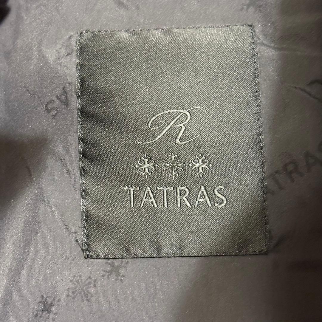 TATRAS チマ Rライン 24AW ダウンコート Aライン シルク混 04