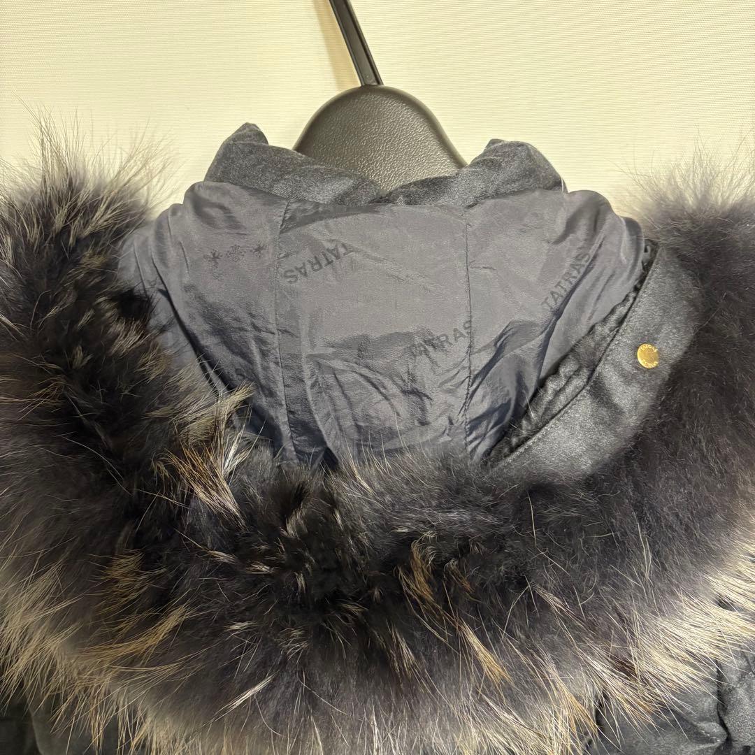 TATRAS チマ Rライン 24AW ダウンコート Aライン シルク混 04