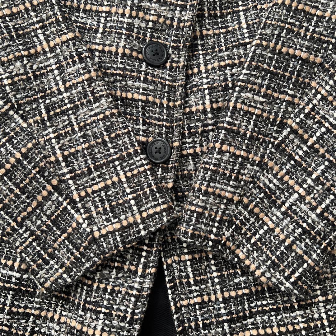 ヴィヴィアンウエストウッドアングロマニア　ツイードコート　裏地オーブ柄　M相当