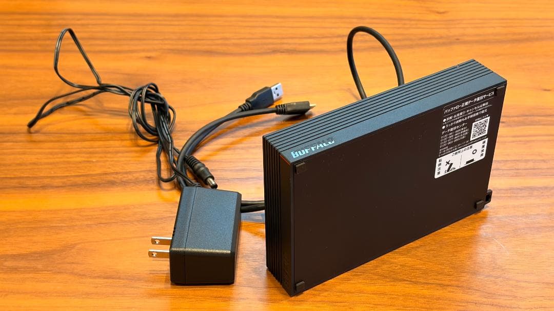 外付けHDD 8TB BUFFALO HD-AD8U3