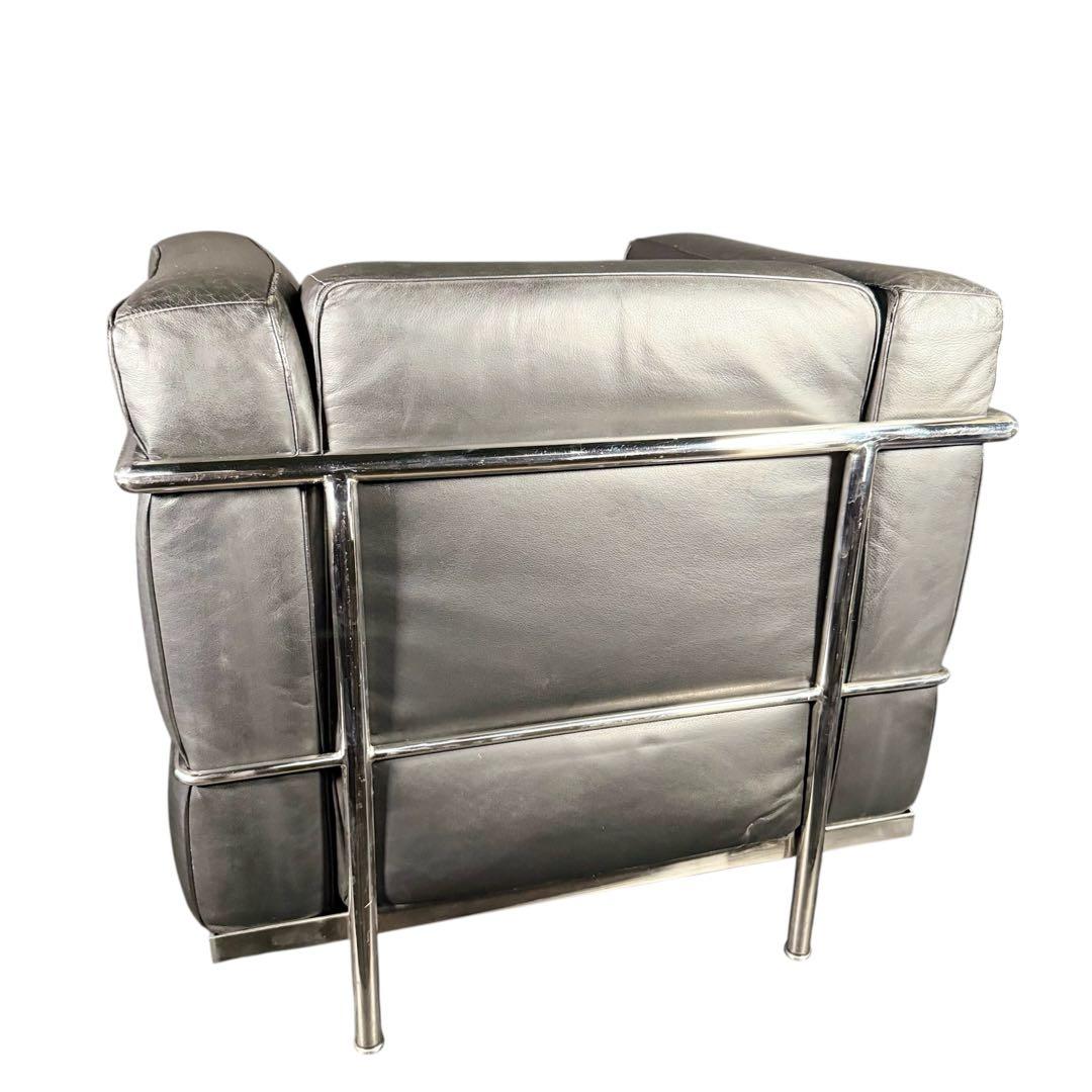 HR730 【本総革】ル・コルビジェ LC2 リプロダクト　シングルソファ