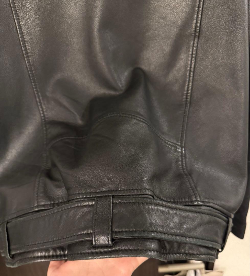 ZARA オーバーサイズレザージャケット L-XL