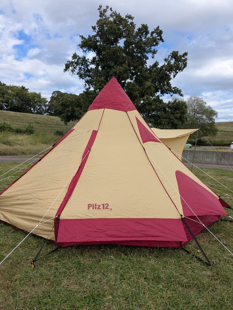 OGAWA（オガワ）　ピルツ12　ワンポールテント　レッド　Pilz12