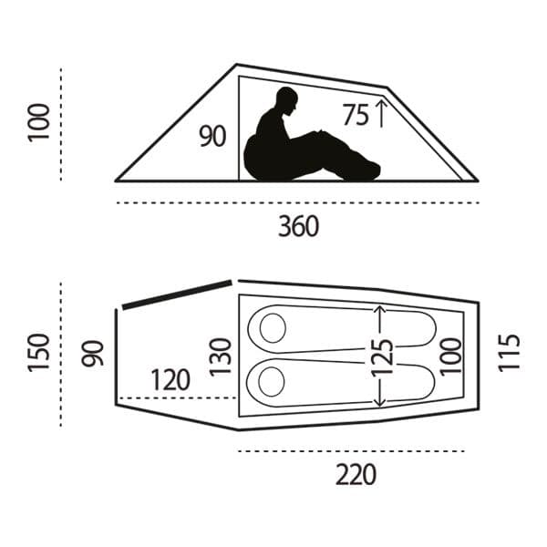 【デタイレ様】フェールラーベン　テント　Abiskoライト2 定価132000円