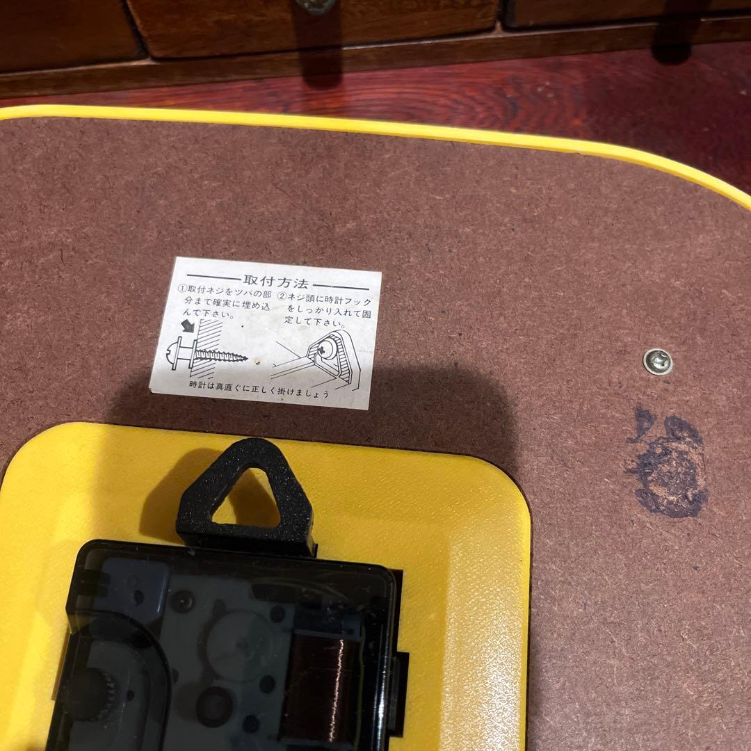 昭和レトロ ポップ FORTUNE JEWELRY QUARTZ 壁掛け時計