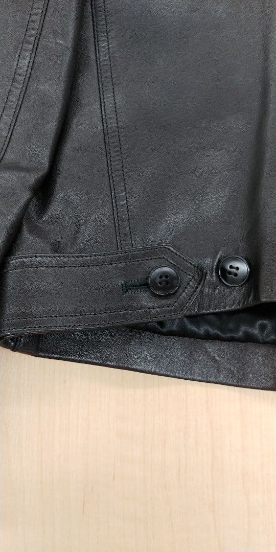 美品 agnes b. アニエスベー スペシャル レディース レザージャケット