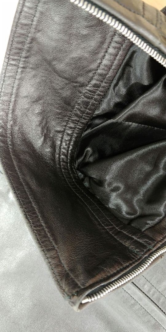 美品 agnes b. アニエスベー スペシャル レディース レザージャケット