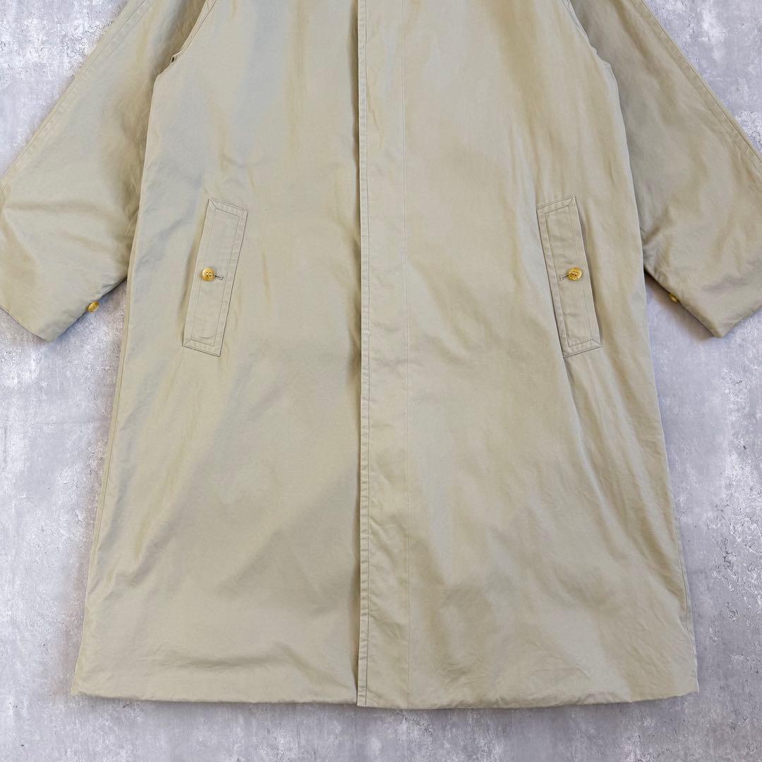 80's バーバリーズ ステンカラーコート 比翼ボタン 175推奨 ヴィンテージ